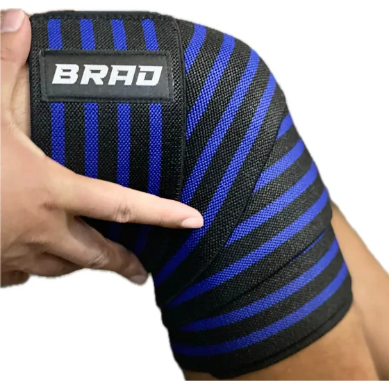 Vendas Rodilleras Gym Wraps Rodilla Levantamiento Pesas 