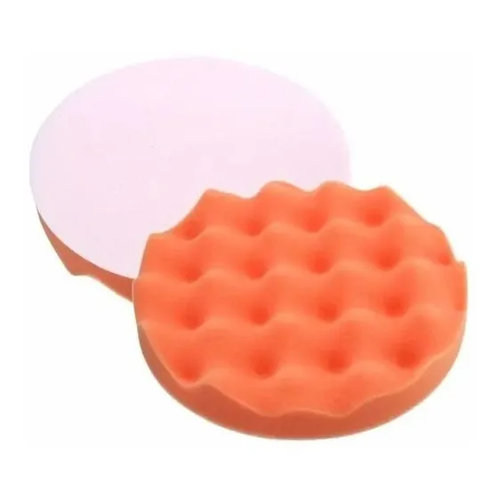 Disco Almofada Espuma 180mm 7  Boina Polir Politriz Velcro