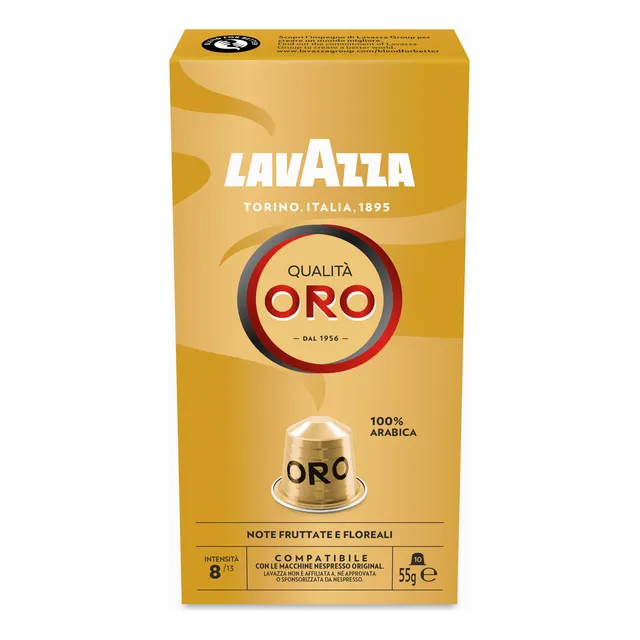 Cápsulas Lavazza Qualitá Oro X10 (compatibles | Nespresso)