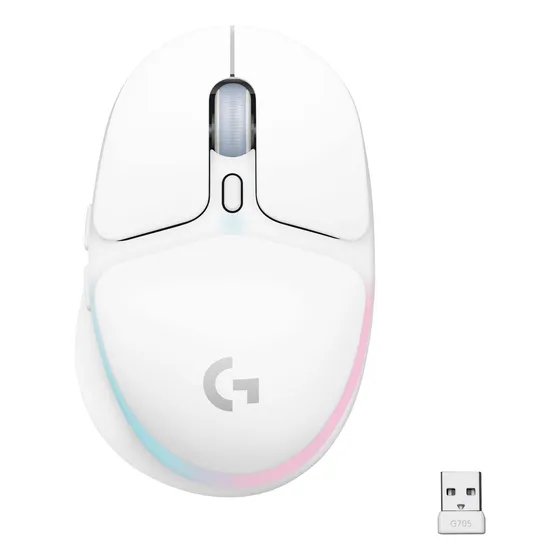 Mouse Inalámbrico Logitech G705 Aurora Para Videojuegos, Col