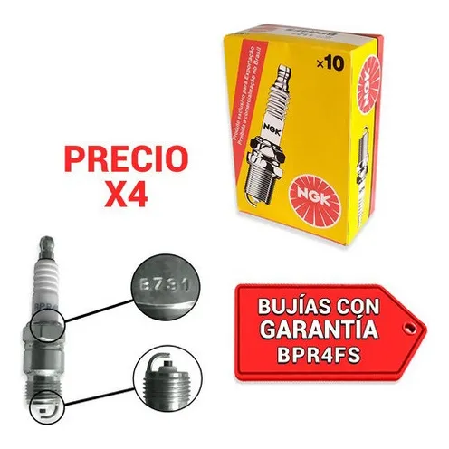 Bujia Chevrolet Grand Blazer 8v 5.7  Tbi 92-95 Ngk Original