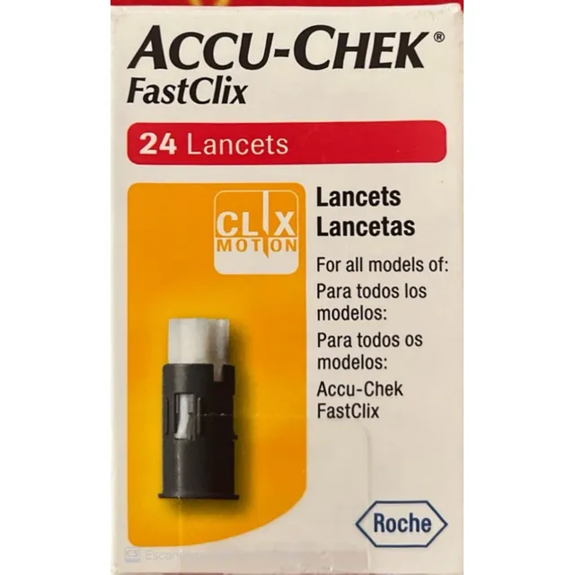 Accu Chek Fastclix - 24 Unidades  