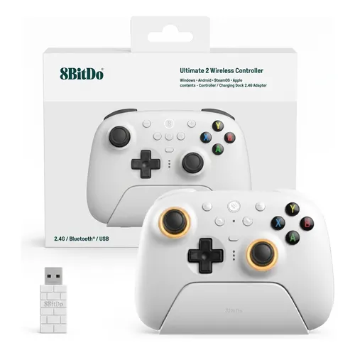 8bitdo Sn30 Pro Controller Bluetooth Android/pc/switch Cor Cinza