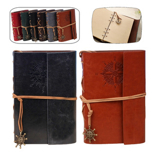2 Pcs Libreta Vintage De Piel Pu Cuaderno De Dibujo Regalo 2 Pcs Libreta Vintage De Piel Pu Cuaderno De Dibujo Regalo
