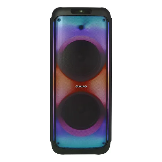 Torre De Audio Aiwa Aw-poh3d Bluetooth 3500w Pmpo Color Negro
