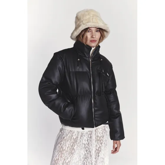 Campera Ecocuero Mujer Chaqueta Simil Darling