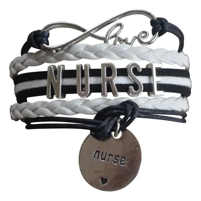 Infinity Collection Pulsera Con Abalorio De Enfermera - Abal