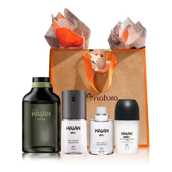 Kit Natura Kaiak Urbe Hombre Parfum Spray 3 Unidades.