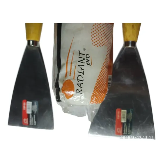 Dos Espatulas + Funda De Rodillo Para Pintar