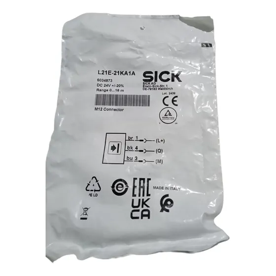 Sensor Sick L21e-21ka1a Barrera Foto Eléctrica De Seguridad