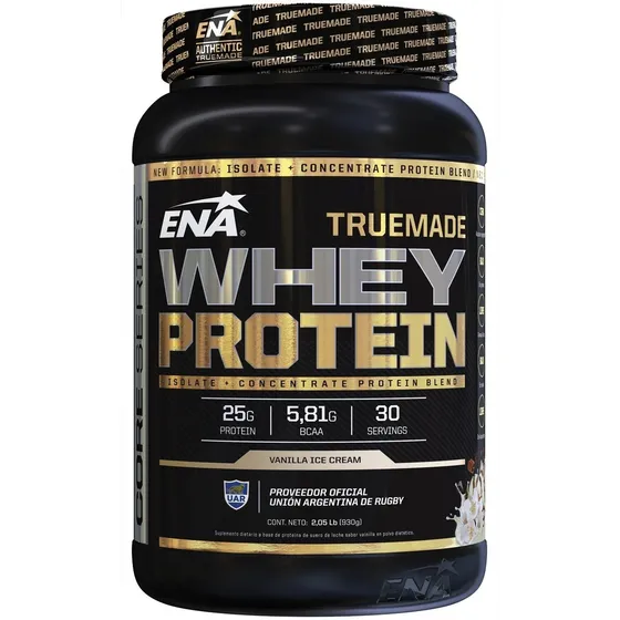 True Made Whey Protein Ena 1 Kilo Aislada Proteina Liviana