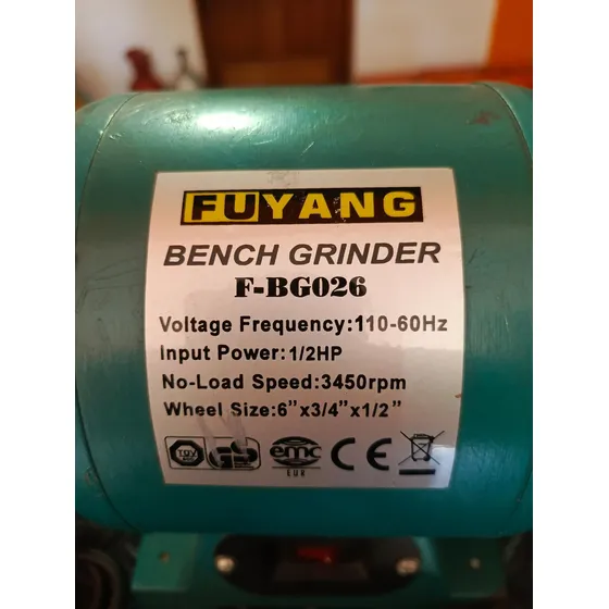 Esmeril De Banco Marca Fuyang 3/4nuevo