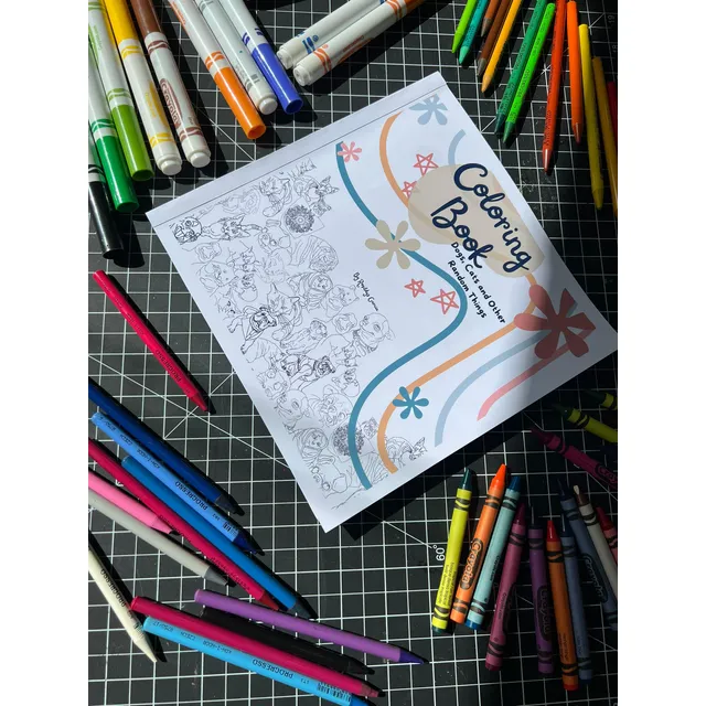 Libro Para Colorear: Perros, Gatos Y Otras Cosas Magicas