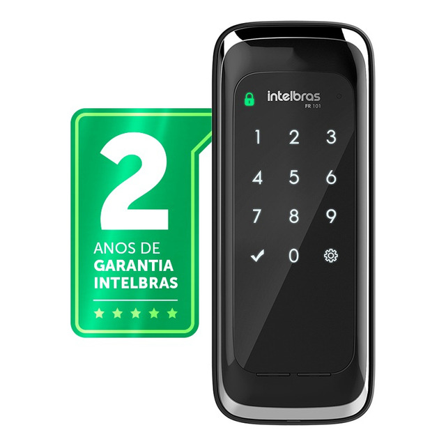 Fechadura Digital De Sobrepor Touch Screen Fr 101 Preta Intelbras Fechadura Digital De Sobrepor Touch Screen Fr 101 Preta Intelbras
