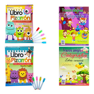 Set 4 Libros Caligrafía Mejora La Letra Primaria Escritura Set 4 Libros Caligrafía Mejora La Letra Primaria Escritura