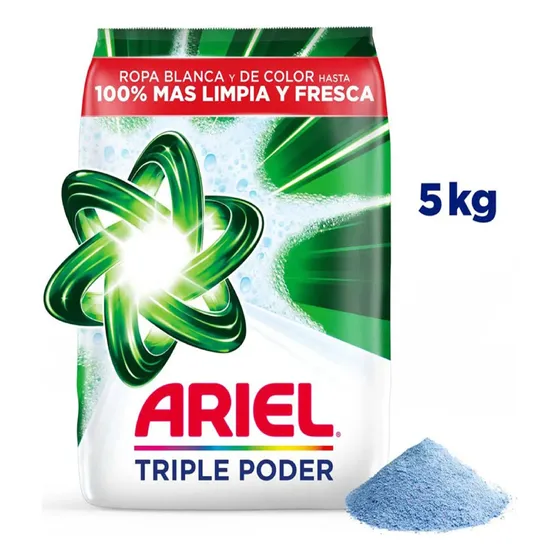 Ariel Detergente Triple P 5 Kg