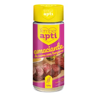 Amaciante De Carne Apti Com Tempero 120g Para Churrasco Amaciante De Carne Apti Com Tempero 120g Para Churrasco