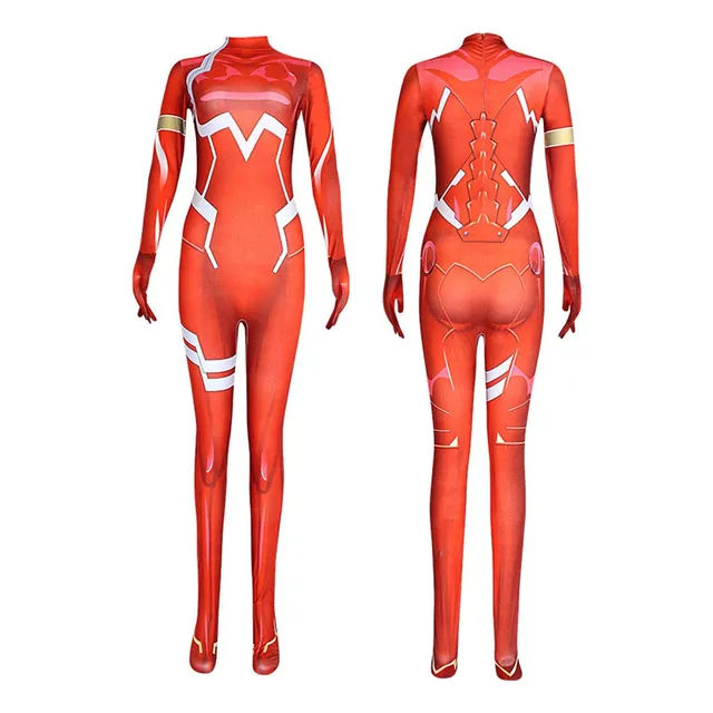 C Darling In The Franxx 02 Zero Two Mono Disfraz Cosplay Para Mujere Adult