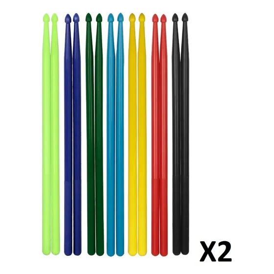 Baquetas De Colores Nylon Resistentes