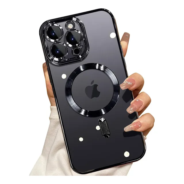 Funda Para iPhone 16 14 13 12 Transparente Case Con Magsafe