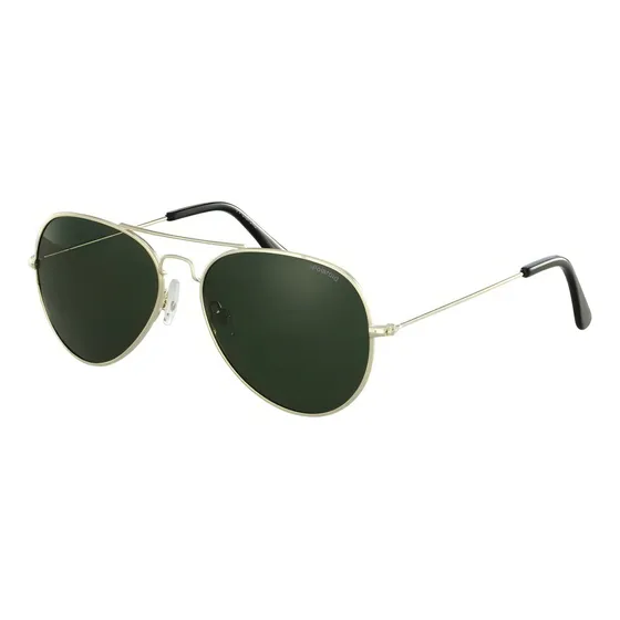 Gafas de sol unisex Polaroid Gold Aviator