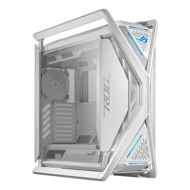 ASUS ROG HYPERION GR701 EATX FULL-TOWER CARCASA DE COMPUTADORA CON ESTRUCTURA SEMIABIERTA, PANELES LATERALES SIN HERRAMIENTAS, SOPORTA HASTA 2 RADIADORES DE 420 MM, SOPORTE PARA TARJETAS GRÁFICAS