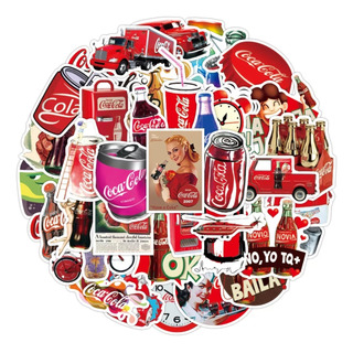 Refresco 50 Calcomanias Stickers Pvc Contra Agua Coca Cola Refresco 50 Calcomanias Stickers Pvc Contra Agua Coca Cola