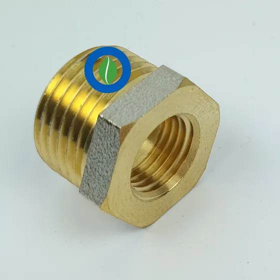 Adaptador Manometro He 1/2x1/4 Hi Bronce