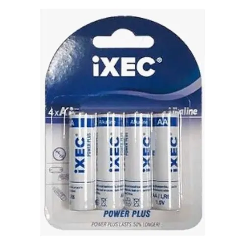 Blister De 4 Pilas Alcalinas Aa Ixec