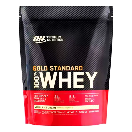 Optimum Nutrition 100% Whey Protein Gold Vainilla - 1.5 Lbs