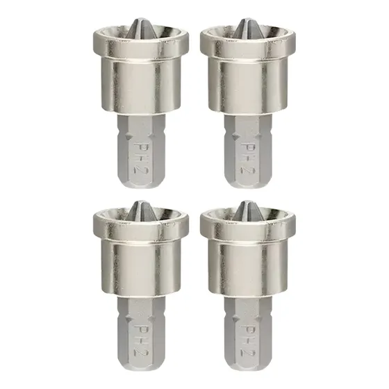 Punta Fijador Tornillo Ph2 Blister X4 Tope Durlock Milwaukee