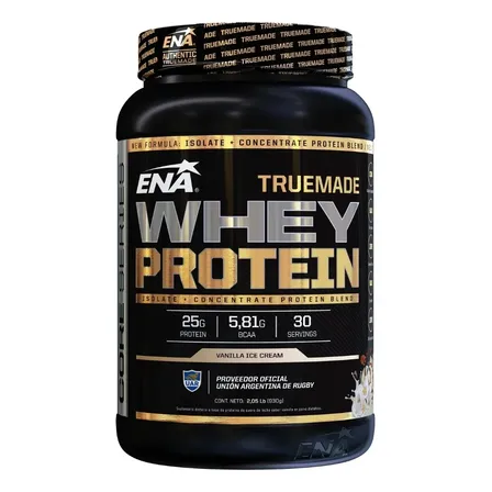 Proteína ENA Sport True Made en polvo sabor Helado de vainilla x 930g
