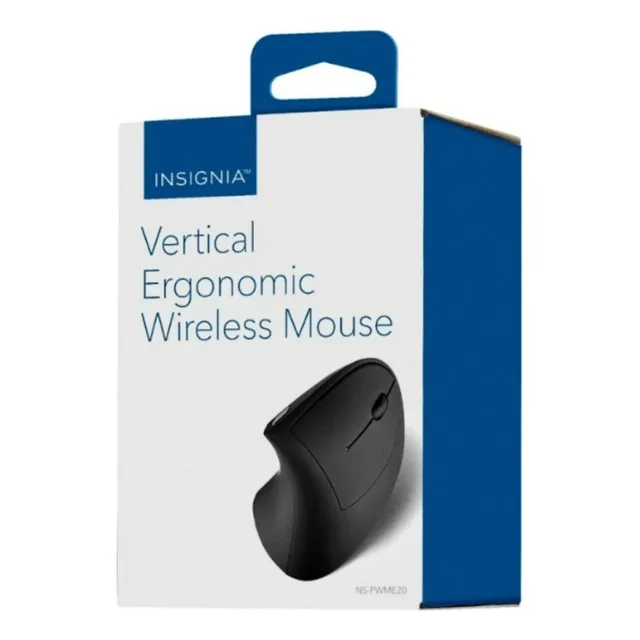 Mouse Vertical Inalámbrico Ergonomico Color Negro