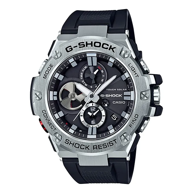 Rejoj Casio Gshock Gst-b100-1a Anadigi Acero Malla Resina