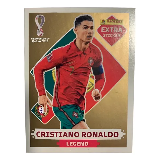 Ronaldo Legend Extra Qatar 2022 Panini 100% Original Oro
