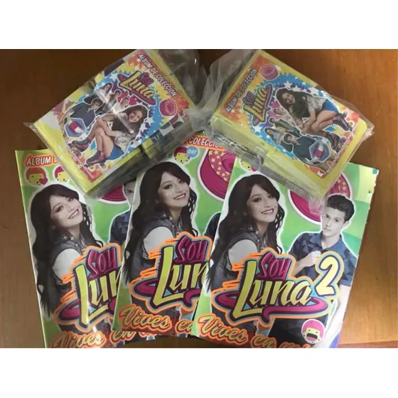 Album De Barajitas Soy Luna 2 Con Cartas Coleccionables