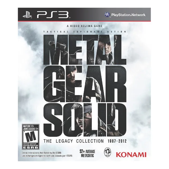 Metal Gear Solid The Legacy Collection - Playstation 3