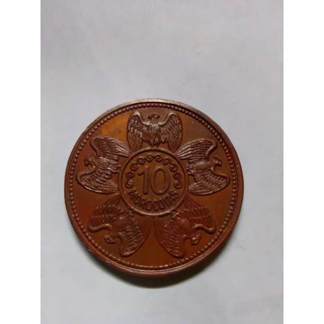 Moneda De 10 Morocotas De Los Aleros Merida