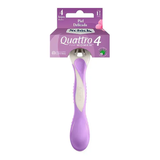 Maquina Schick Quattro For Women Piel Sensible