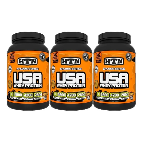 Usa Whey Protein 945 Grs Htn Promo 3 Unidades + Shaker