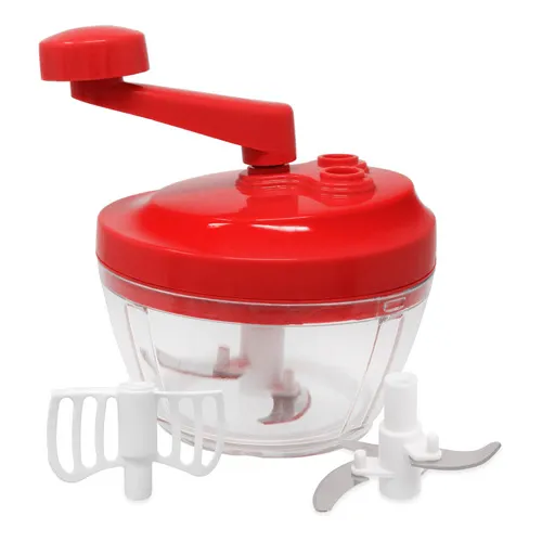 Procesador Alimentos Manual Tornado Rojo