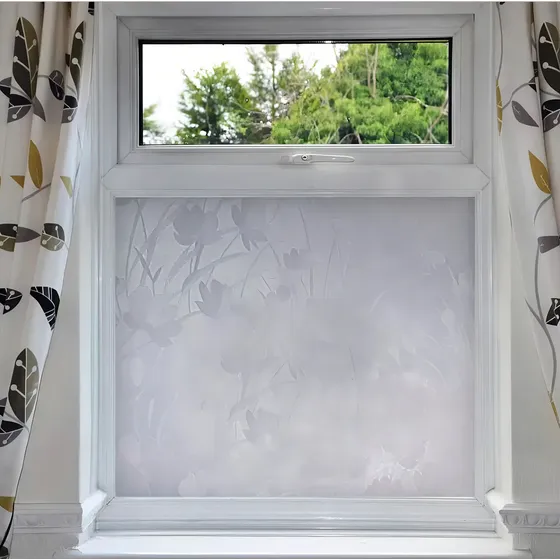 Vinilo Autoadhesivo Pvc Muresco Translúcido Fantasía 2 Mts Color Flor