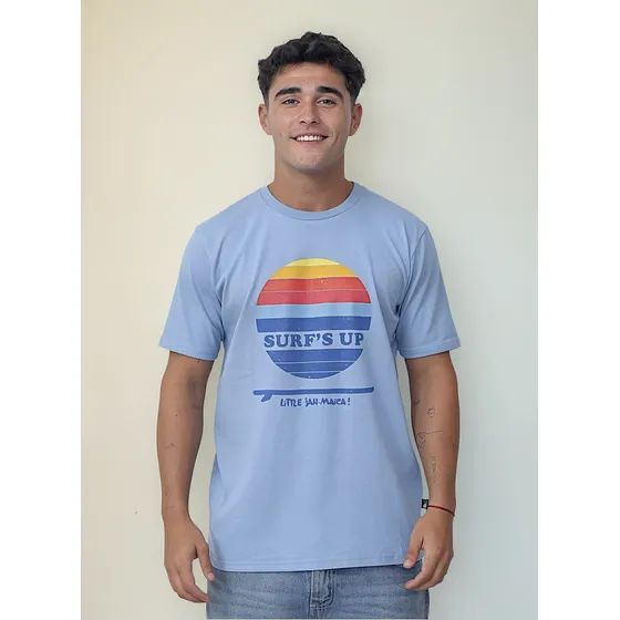 Remera Hombre Surf S Up Little Jahmaica 100% Algodón