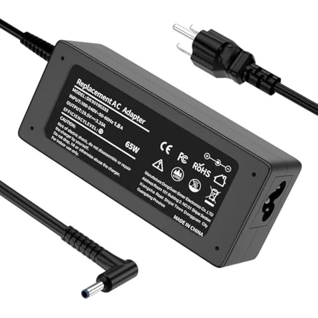 Cargador De Computadora Portátil Hp De 65 W,