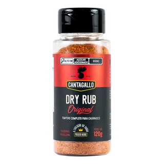 Dry Rub Original Cantagallo 120g Completo Todas As Carnes Dry Rub Original Cantagallo 120g Completo Todas As Carnes