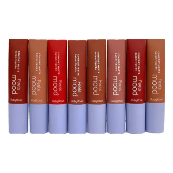 Labial Liquido Matte Comfort Feels Mood-ruby Rose-vegano