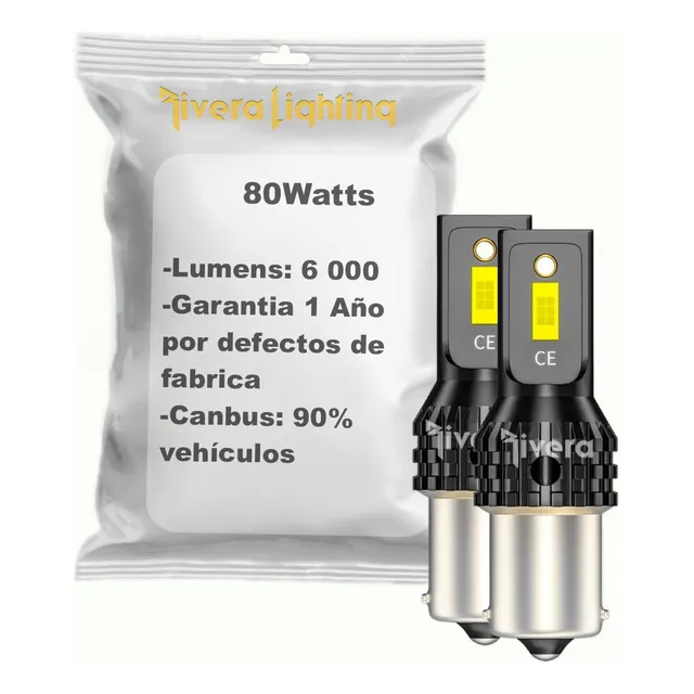 Rc 80w Luz Reversa Led Tipo Xenon Hid 1156 Bora 2009