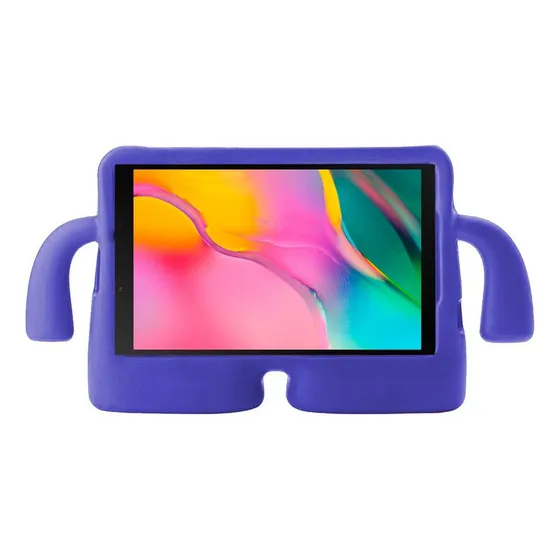 Capa Infantil Arctodus Para Tablet Tab S9 Fe 10.9 X516 X510 Cor Roxo