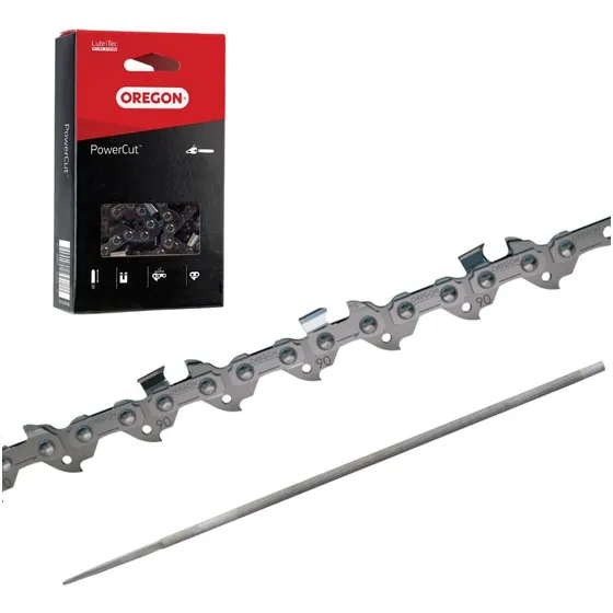 Corrente Oregon Para Motosserra Stihl 260 33 Facas + Lima 