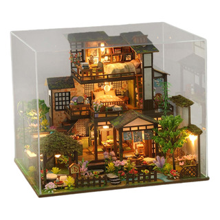 Casa De Muñecas En Miniatura De Madera Para Niños Y Casa De Muñecas En Miniatura De Madera Para Niños Y
